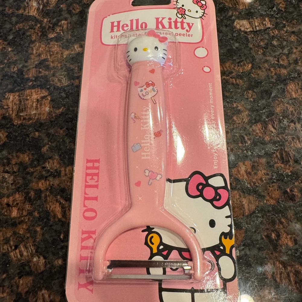 Hello Kitty Pink Kitchen Peeler